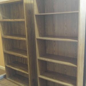 Two Wooden book shelfs